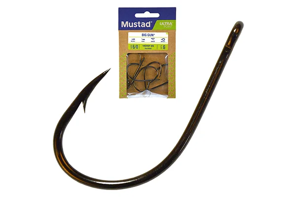 Bestseller MUSTAD BIG GUN HOOKS 1/0 8DB/CSOMAG