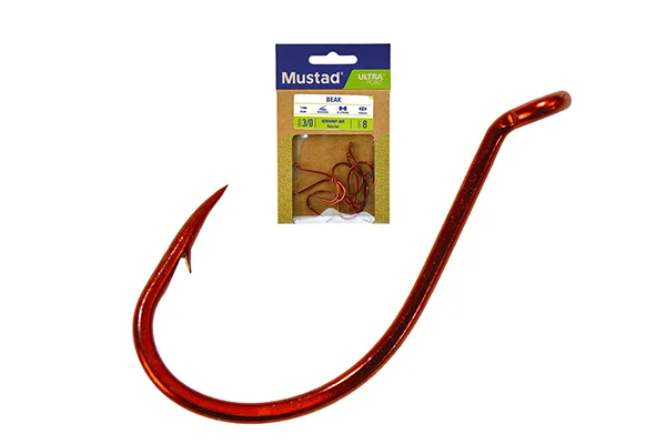 MUSTAD BEAK HOOKS, BIG RED 2X 2/0 8DB/CSOMAG Korlátozott ajánlat