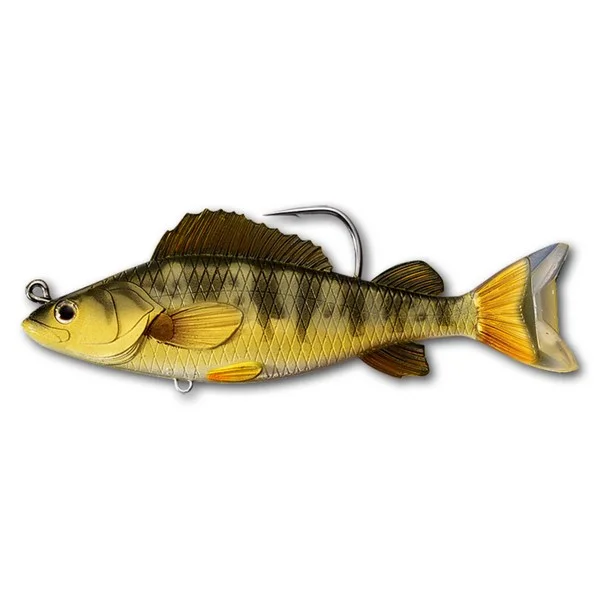 Legnépszerűbb LIVETARGET YELLOW PERCH SWIMBAIT GOLD/OLIVE 113 MM 21 G SINKING