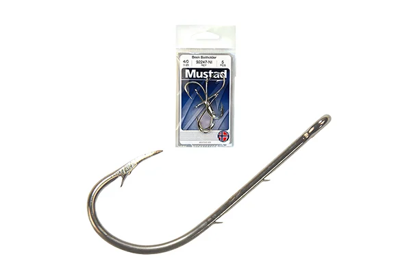 Korlátozott ajánlat MUSTAD BEAK HOOKS, BAITHOLDER NICKEL 6 10DB/CSOMAG