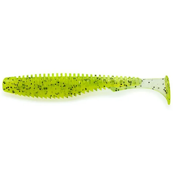 Gyors szállítás FISHUP_U-SHAD 3" (9PCS.), 055 - CHARTREUSE/BLACK