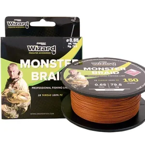 ZSINÓR WIZARD 12X MONSTER BRAID 2X150M 0,76 200LBS Kihagyhatatlan ajánlat