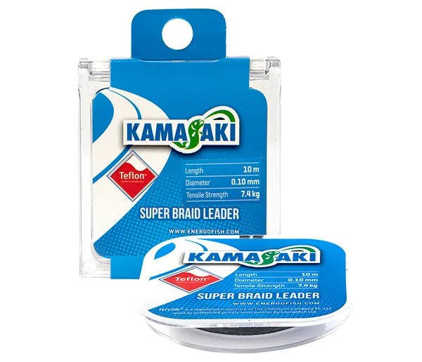 Legnépszerűbb KAMASAKI SUPER BRAID LEADER 10M 0.16MM 12,6KG