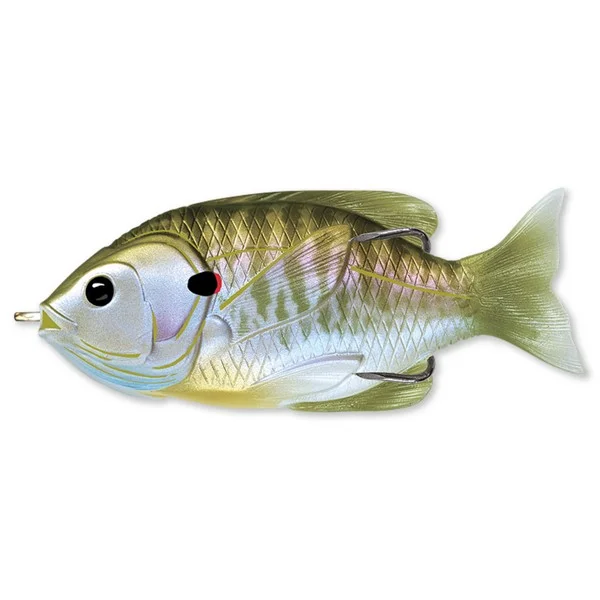 Vedd meg online LIVETARGET SUNFISH WALKING BAIT NATURAL/OLIVE BLUEGILL 75 MM 12 G