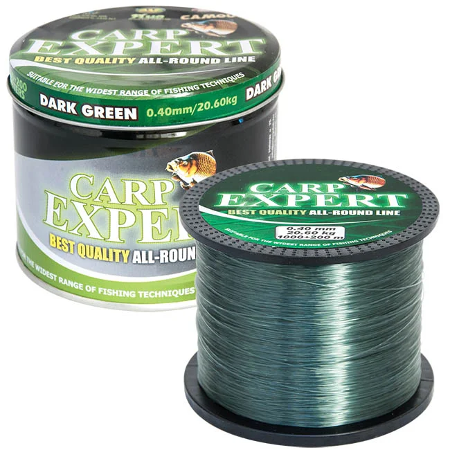 Biztonságos vásárlás ZSINÓR CARP EXPERT DARK GREEN 0,30 MM 1200M