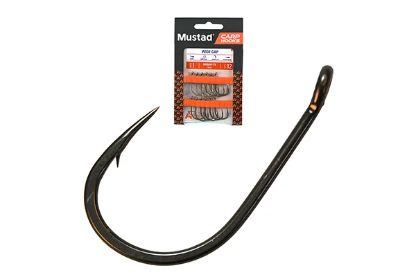 MUSTAD CARP WIDE GAPE 6 12PCS/BAG Újdonság
