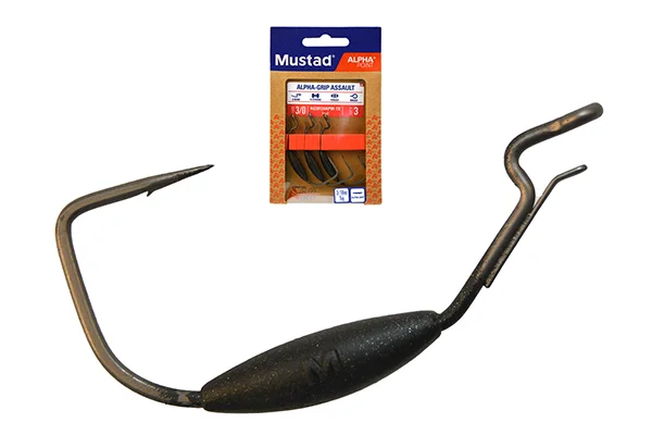 Kedvezmény MUSTAD ALPHA-GRIP ASSAULT - WEIGHTED 5G TITANX 4/1 3DB/CS