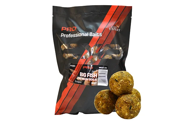 Népszerű CARP EXPERT PRO BIG FISH PREMIUM BOILIE 800G SCOPEX 24MM