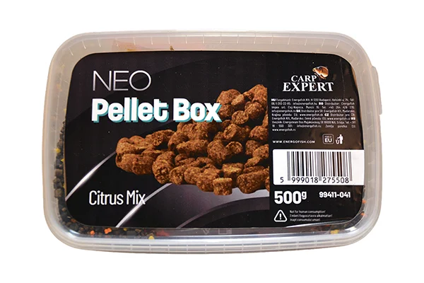 Végkiárusítás CARP EXPERT NEO BOX PELLET BOX 500G CITRUS-MIX