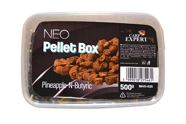 CARP EXPERT NEO BOX PELLET BOX 500G PINEAPPLE- N-BUTYRIC Ne maradj le