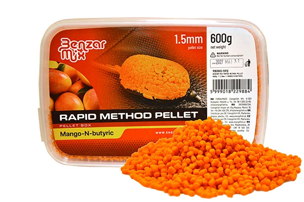 BENZAR RAPID METHOD PELLET MANGÓ&VAJSAV 1,5MM 600GR Rendeld meg most