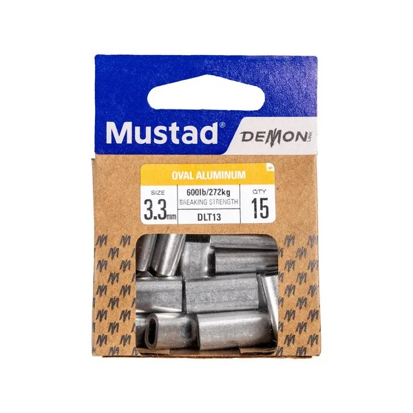 Gyors kiszállítás MUSTAD OVAL ALUMINUM SLEEVE 2.3MM 20DB/CSOMAG