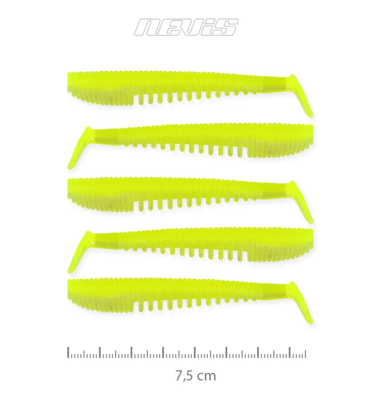 Szezonális akció IMPULSE SHAD 7.5CM 5DB/CS (FLASH LEMONADE)