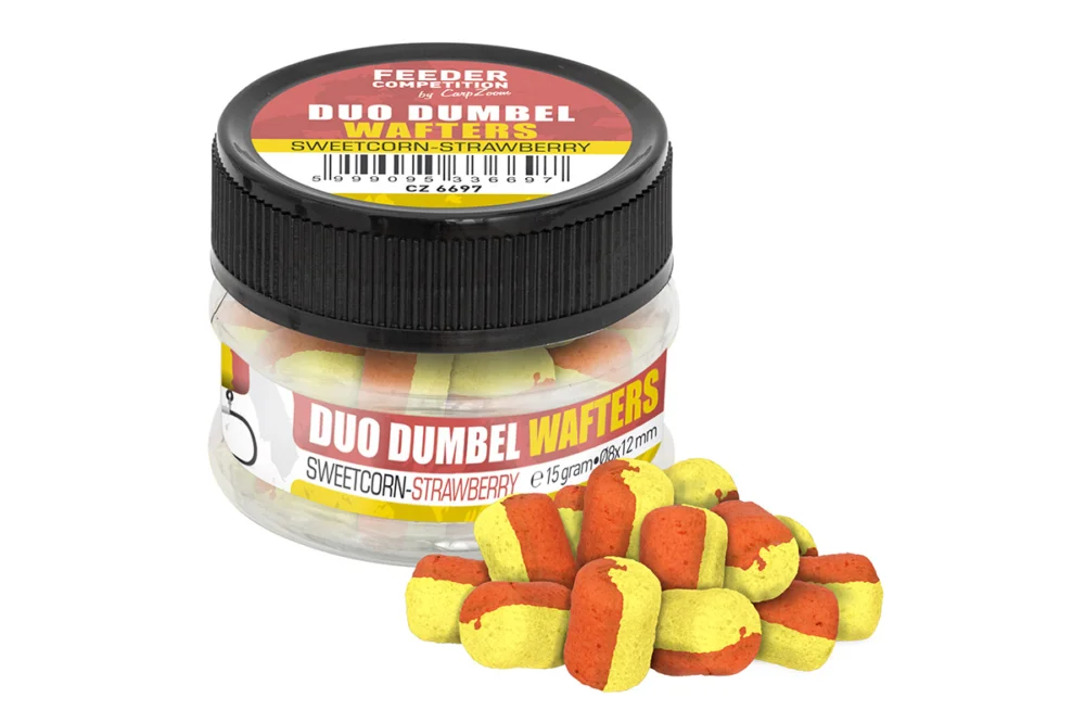 Biztonságos fizetés FC DUO DUMBEL WAFTERS HOROGCSALI, O10X14 MM, FOKHAGYMA, SONKA, 15 G