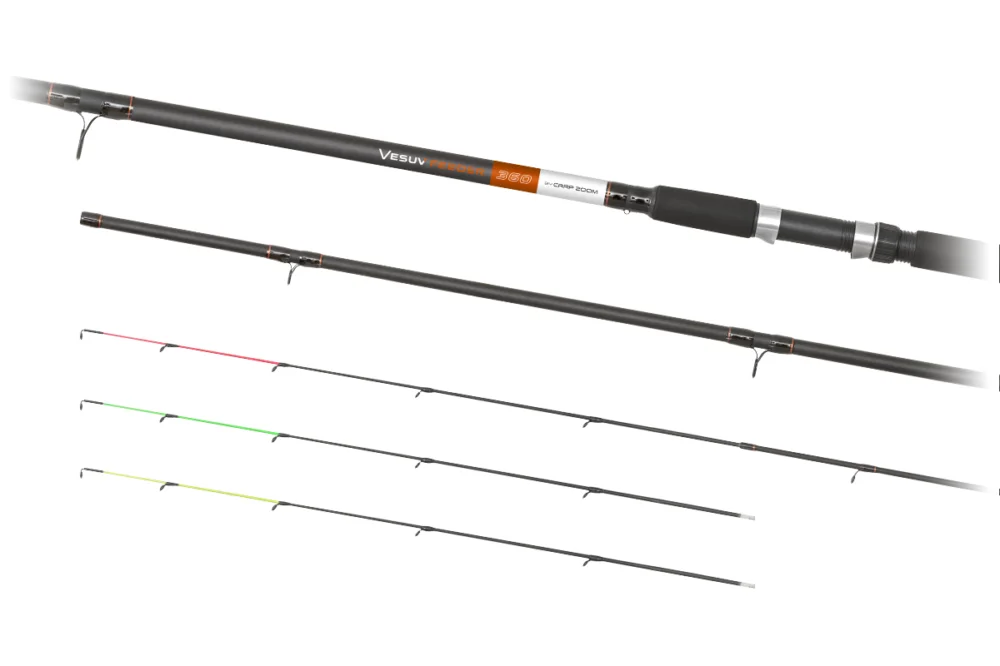 Újdonság CZ VESUV FEEDER HORGÁSZBOT, 390 CM, 70-140 G, 3+3 RÉSZES