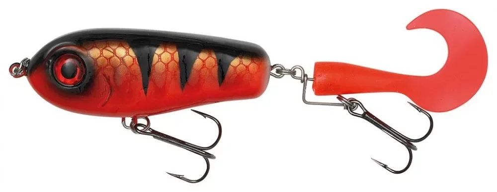 KINETIC Humpy Dumpy 75mm 35g Red Tiger Tailspin Korlátozott ajánlat