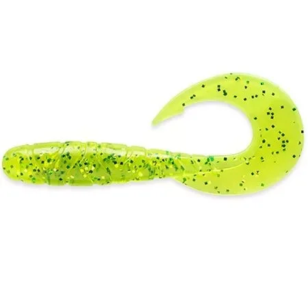 Ajánlat FISHUP Mighty Grub 11,43cm (4pcs.), 026 - Flo Chartreuse/Green Plasztik műcsali