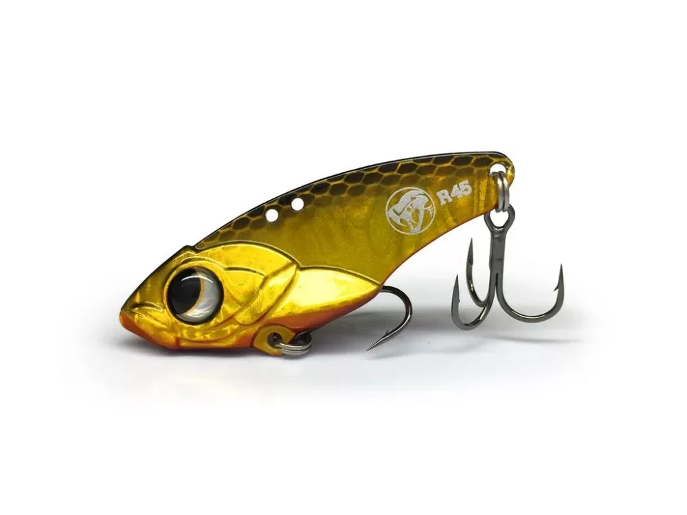 Legkelendőbb LUREFANS R45 - Sinking 10g/45mm, 10-es Black & Gold színkód Bladed műcsali