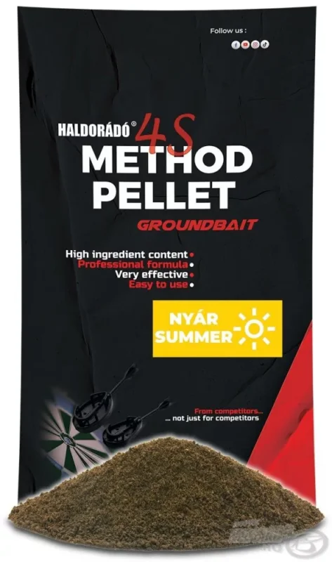 Haldorádó 4S Method Pellet Groundbait - Nyár Kedvezményes ár