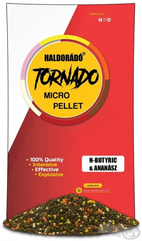 Haldorádó TORNADO Micro Pellet - N-Butyric & Ananász Vedd meg most