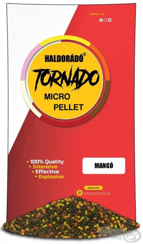 Árcsökkenés Haldorádó TORNADO Micro Pellet - Mangó