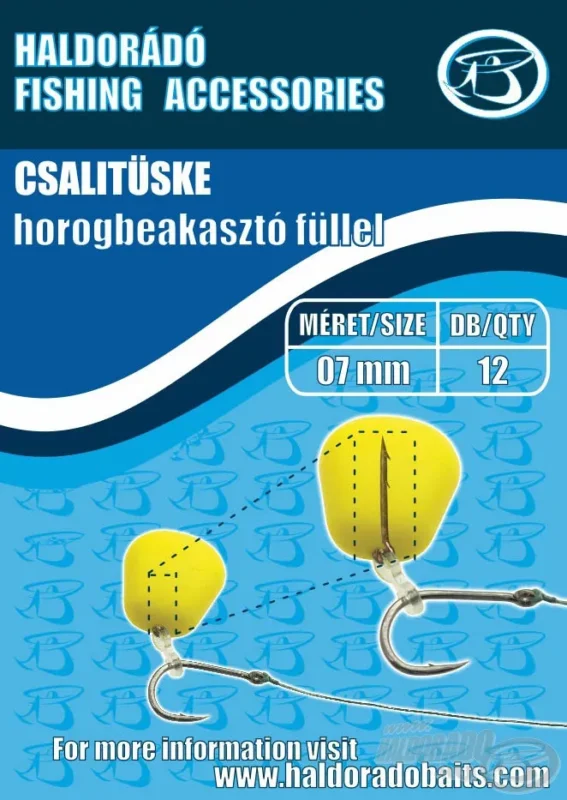 Népszerű Haldorádó Csalitüske horogbeakasztó füllel 7 mm