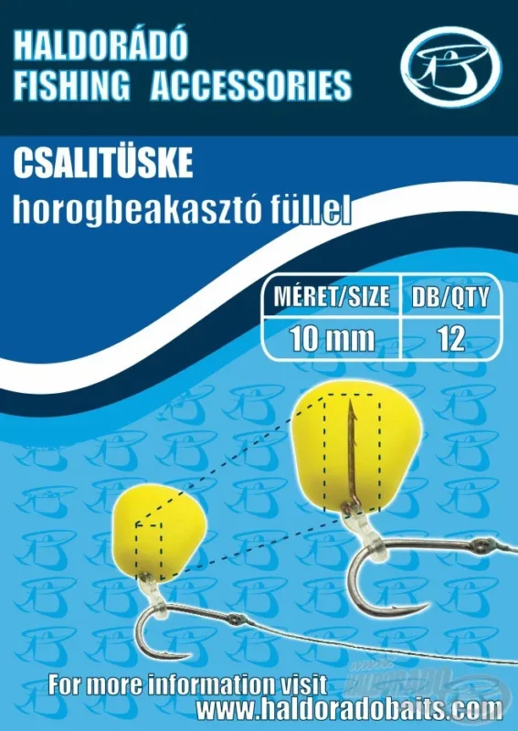 Haldorádó Csalitüske horogbeakasztó füllel 10 mm Vedd meg most