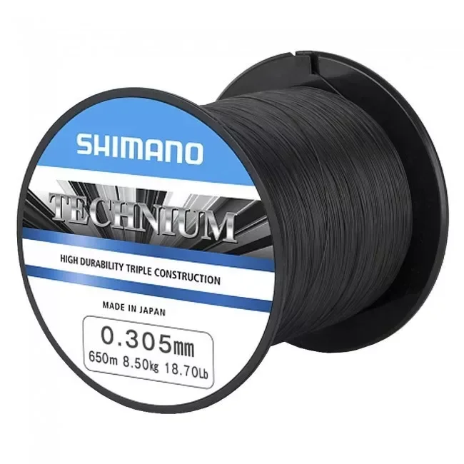 Akciós ár SHIMANO TECHNIUM 5000m 0,305mm 8,5kg Grey - monofil zsinór (TEC30BLK5000)