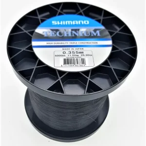 SHIMANO TECHNIUM 5000m 0.355mm 11,5 kg Grey - monofil zsinór (TEC35BLK5000) Árcsökkenés