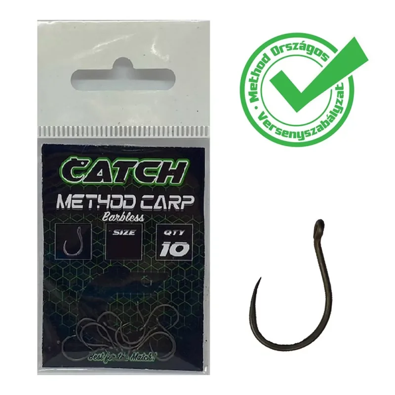 CATCH METHOD CARP HOOK 10 10db/csomag Olcsóbb