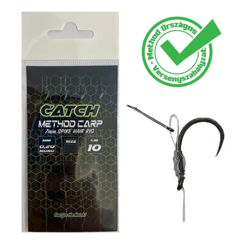 CATCH METHOD CARP SPIKE HAIR RIG ELŐKÖTÖTT HOROG 12 4db/csomag Kihagyhatatlan ajánlat