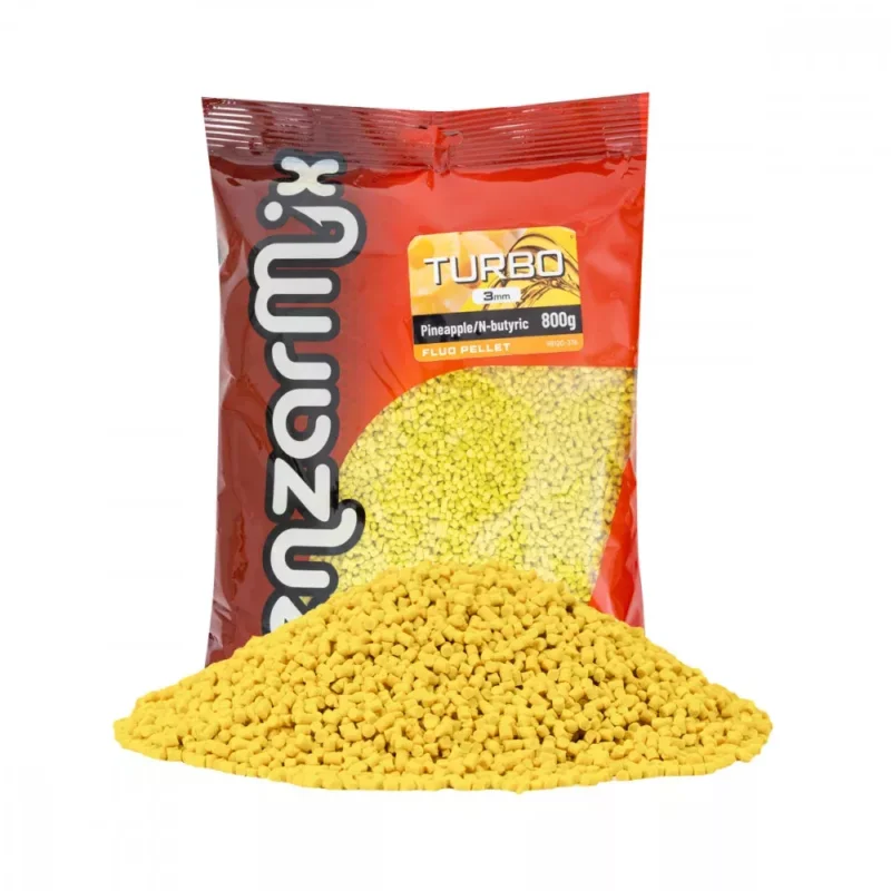 Árengedmény Benzar Fluo Turbo Pellet Ananász-Vajsav 3mm 800g