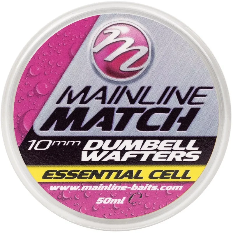 Árengedmény Mainline Match Dumbell Wafters Yellow Essential Cell Horogcsali 10mm 50ml