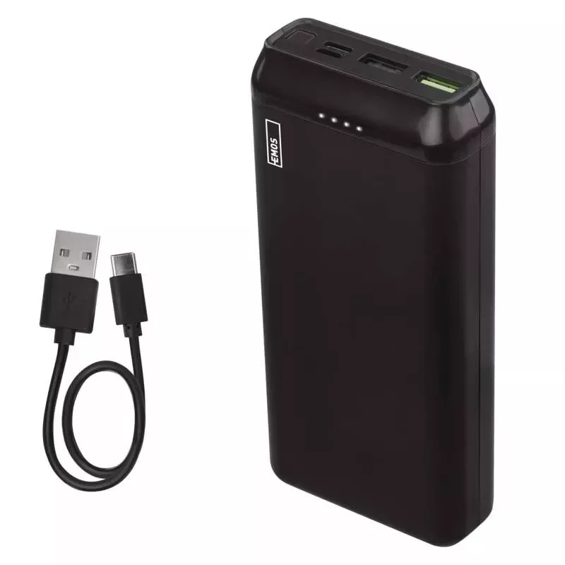 Exkluzív ajánlat Emos Powerbank AlphaQ2 20, 20 000 mAh, 22,5 W, Fekete