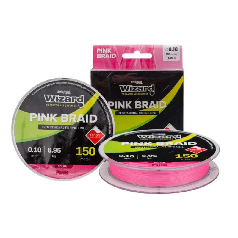 Exkluzív ajánlat Wizard Pink Braid Fonott Zsinór 0,13mm 150m