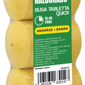 Ajánlat Haldorádó Busa tabletta Quick Ananász banán 3db/csomag