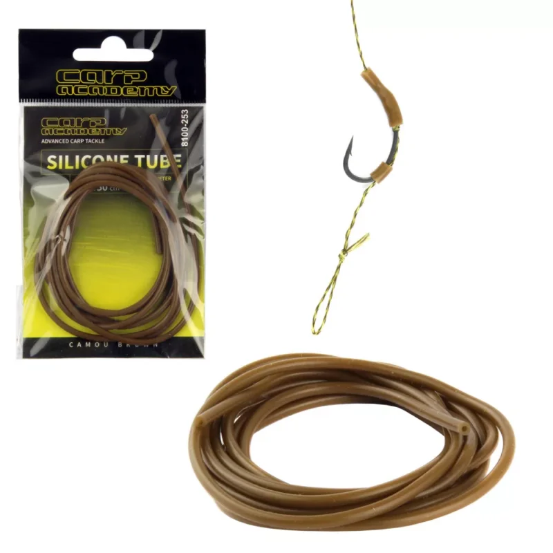 Alacsony ár Carp Academy Hajszálelőke Rögzítő Szilikoncső 0,5mm 150cm