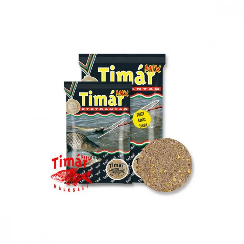 Végkiárusítás Timár Mix Ponty-Kárász Fekete Etetőanyag 1kg