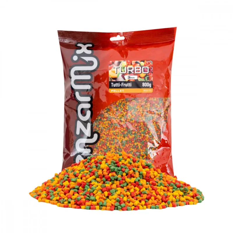 Vedd meg online Benzar Turbo Pellet Tutti-Frutti 3mm 800gr
