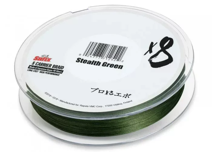 Alacsony ár Sufix X8 Zöld Fonott Zsinór 150m 0,165mm 10,50kg
