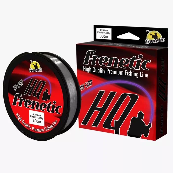 Frenetic HQ UV Carp Monofil Zsinór 300m 0,235mm Biztonságos vásárlás