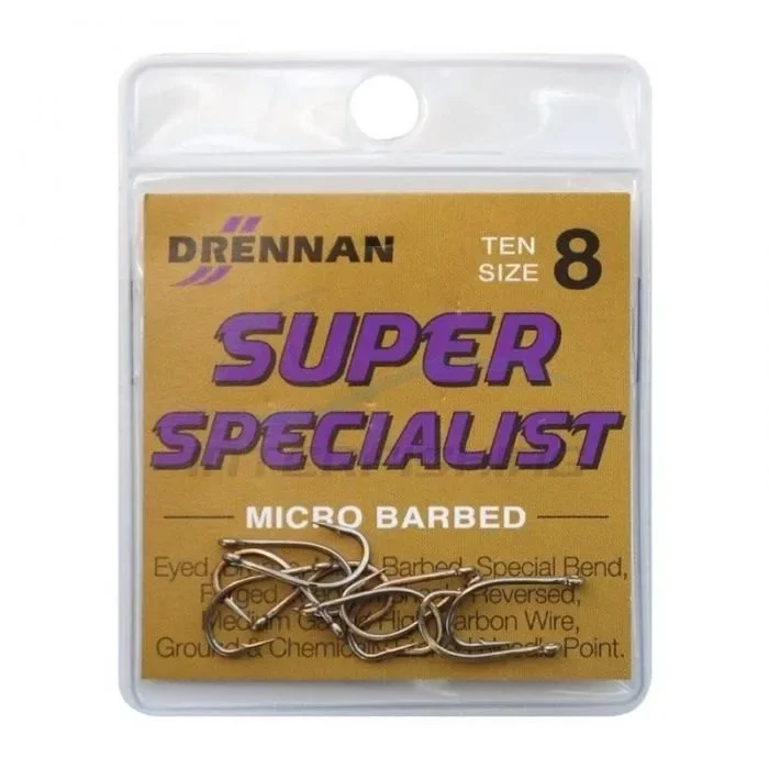 Drennan Super Specialist Micro Barbed Horog 18 Legjobb ár