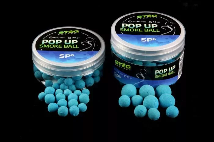 Újdonság Stég Product Pop Up Smoke Ball 12-16mm 40g SP6