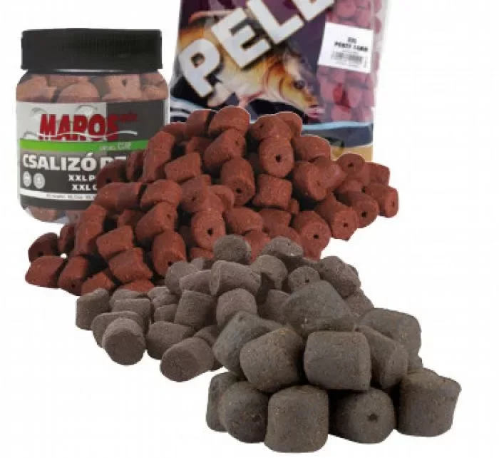 Végkiárusítás Maros Átfúrt Pellet XXL Ponty 20mm 150g Epres