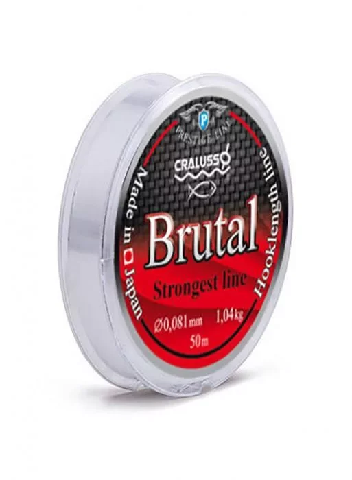 Cralusso Brutal Monofil Előkezsinór 50m 0,18mm Gyors kiszállítás