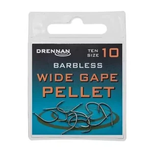 Drennan Barbless Wide Gape Pellet Horog 18-as Akció