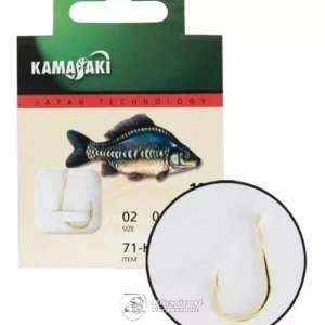 Végkiárusítás Kamasaki előkötött carbon K807G NR01 horog 6
