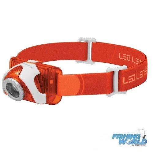 Csak ma LED LENSER SEO3 ORANGE FEJLÁMPA