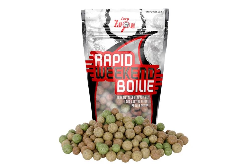 CarpZoom – Rapid Weekend gyors hatásmechanizmusú bojli, 16-20 mm, hús mix, 5 kg Ne maradj le