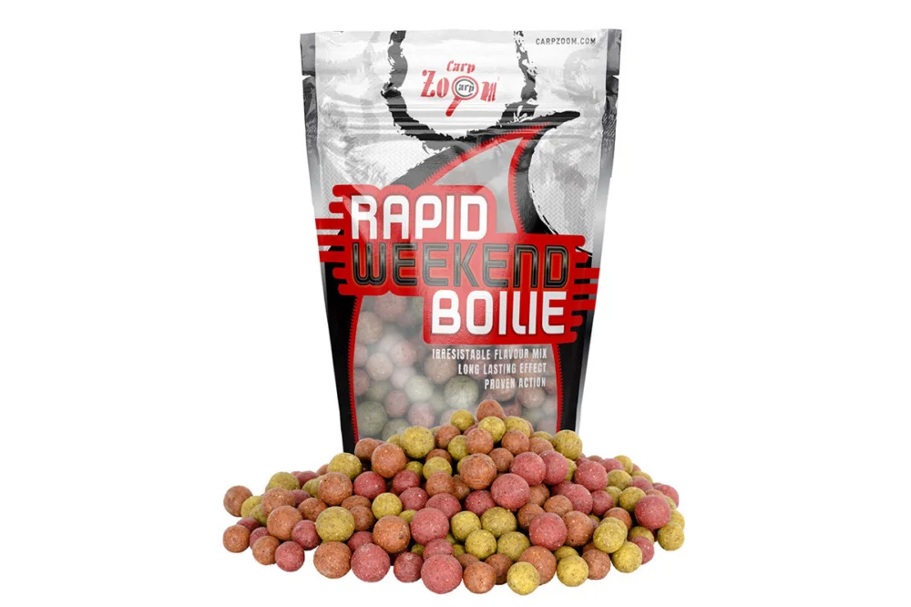 Alacsony ár CarpZoom – Rapid Weekend gyors hatásmechanizmusú bojli, 16-20 mm, gyümölcsös mix, 2,5 kg